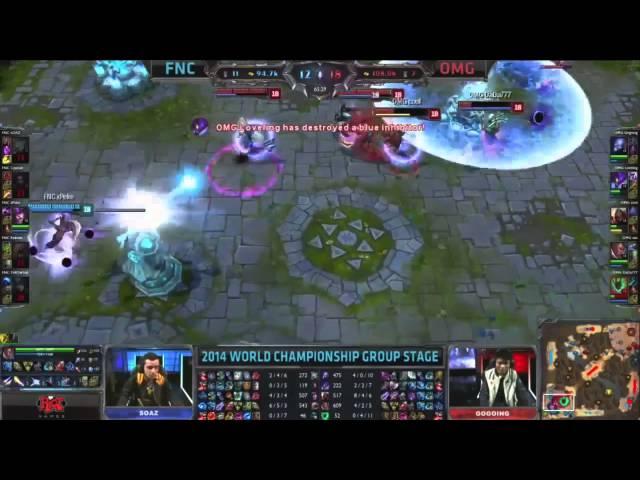 Worlds 2014 - OMG vs FNC - 1 Hit Nexus