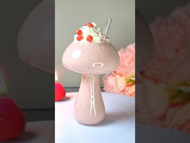 Strawberry Milkshake  #shorts #milkshake