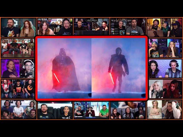 Star Wars Fans React To EPIC ANAKIN FLASHES AS DARTH VADER | Ahsoka Ep 5 Darth Vader Reaction Mashup