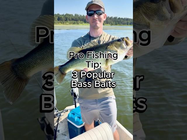 Three of the Best Bass Fishing Baits #bassfishing #fishing #fishingtips #largemouthbass