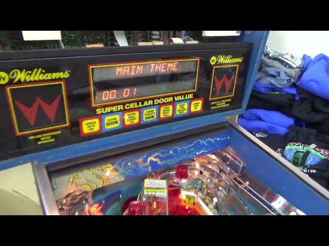 Playfield repair and troubleshooting Williams Whirlwind Pinball