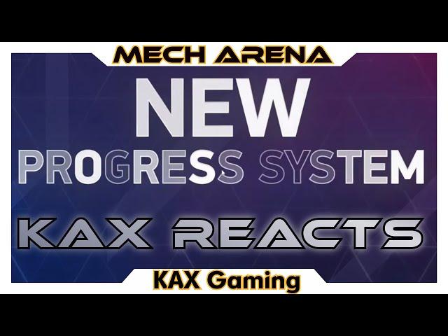 New Progress Path/System PREVIEW [W.I.P] - KAX Reacts - Mech Arena