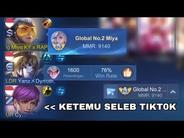 KETIKA TOP GLOBAL 2 MIYA MAIN BARENG TIKTOKERS “YANZ DYRROTH” | AUTO GENDONG