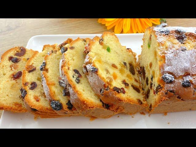 Best Fruit Cake Recipe, Simple and Quick - You will make this every day! Cake in 5 minutes