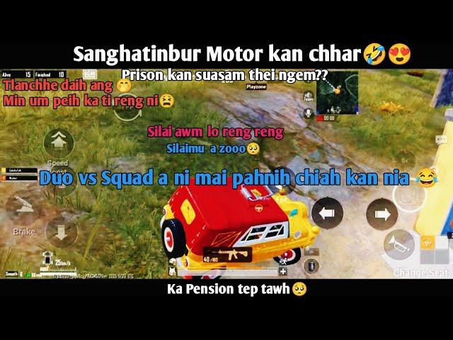Sanghatinbur Motor kan chhar  | Pubg Mizo Funny #38 | BGMI
