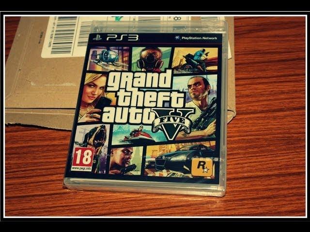 Grand Theft Auto V (GTA 5) - Unboxing PlayStation 3 [HD] - [Standard] Edition UK