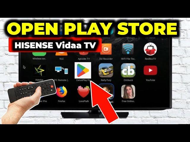How To open Google Play Store On Hisense Vidaa Smart TV in 2025