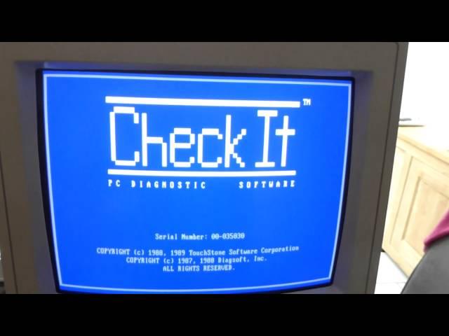 Commodore PC30-III - Booting at 12 MHz