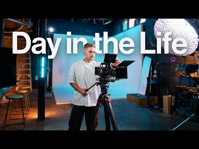 a REAL day in the life at a video production company