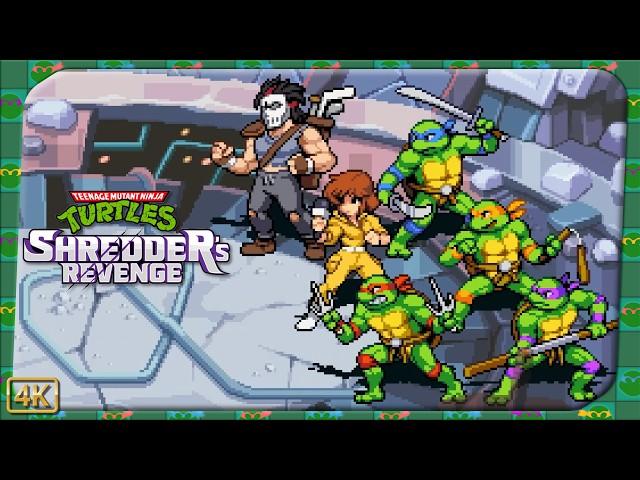 Teenage Mutant Ninja Turtles: Shredder's Revenge ⁴ᴷ Full Playthrough (6-Player, Story Mode)