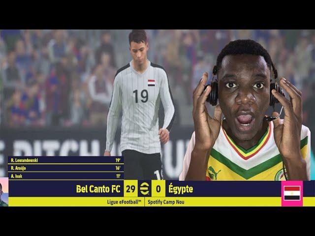 Je fracasse un Egyptien 29-0 sur efootball 2024