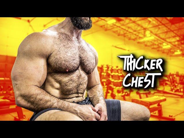 CHEST WORKOUT (The Secret To THICK PECS!!)