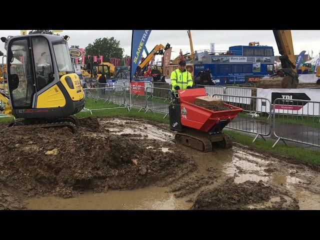 HT1000 Track Dumper Demo - Slanetrac at Plantworx 2019