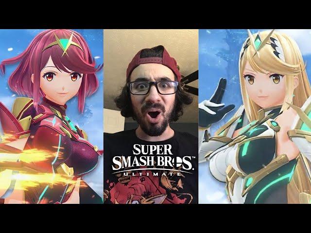 Pyra and Mythra are INSANE! Smash Ultimate Nintendo Direct 2021 Reaction