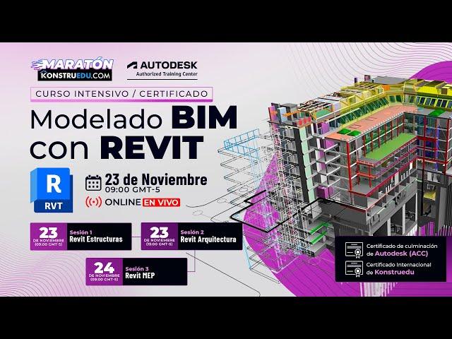 S1: Revit Estructuras | Curso Intensivo Modelado BIM | Maratón 7