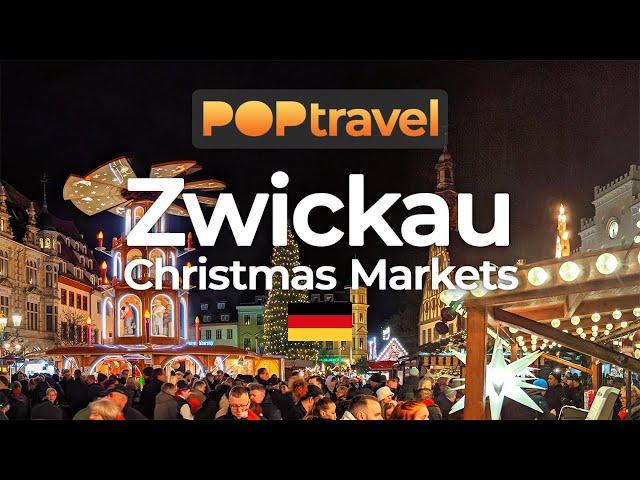 ZWICKAU, Germany  - Christmas Markets - 4K 60fps