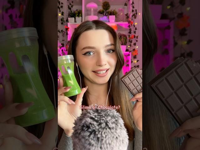 Slime or chocolate #asmr #asmrsounds #asmrrelax #asmrtingles #asmrwhispers #asmrsleep #relax #tingle