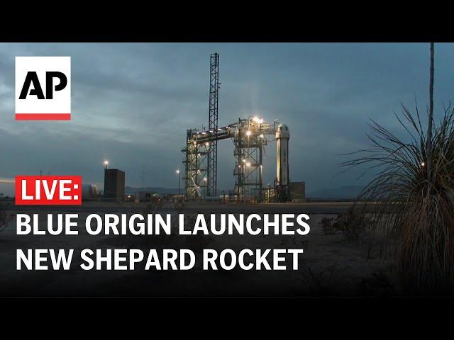 LIVE: Jeff Bezos’ Blue Origin launches New Shepard rocket