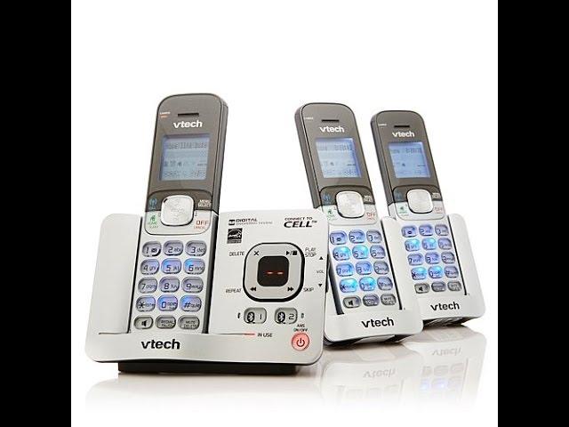 VTech 3pack Cordless Phones with LinktoCell