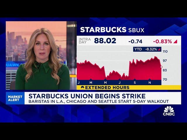 Starbucks union begins strike: Here's what to know