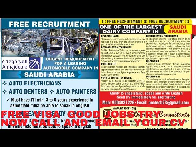 jobs in abroad, jobs in gulf,gulf jobs interview, gulf wanted,free visa requirements, jobs in dubai.