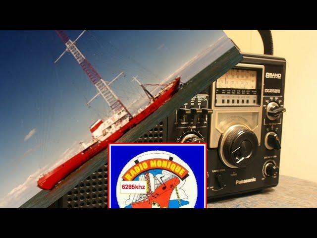 Pirate Radio - Radio Monique International - talking and sign off - 6335kHz #shortwave