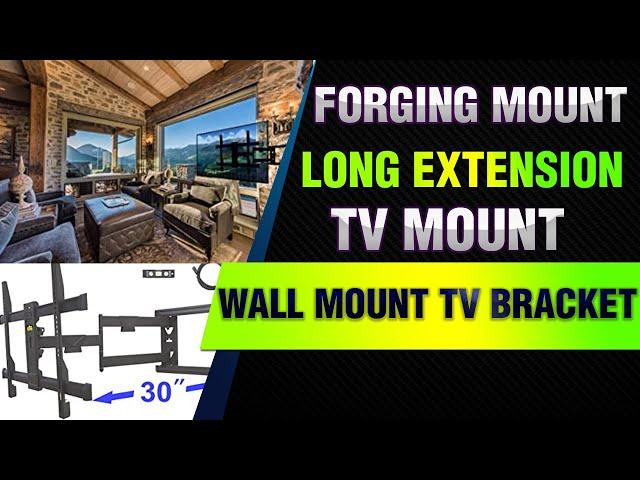 FORGING MOUNT Long Extension TV Mount Corner Wall Mount TV Bracket Full Motion