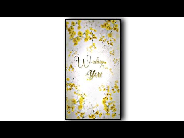 Birthday Black Screen Lyrics Template Video ll  Kinemaster Birthday Templates. Happy Birthday Song.