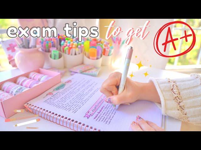 Exam day routine + last minute study tips to get those A's 