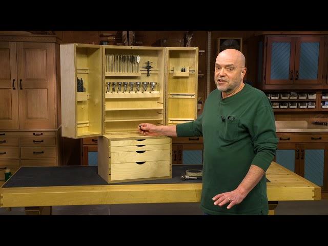 A Drill Bit Storage Cabinet to Keep You Organized