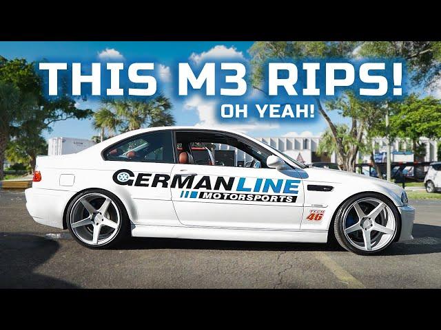 FULL SEND in a BMW E46 M3 at Germanline Motorsports!