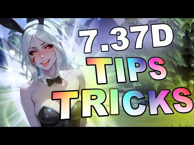 NEW + BEST 7.37d Patch Dota 2 TIPS, TRICKS, SECRETS and BUGS!