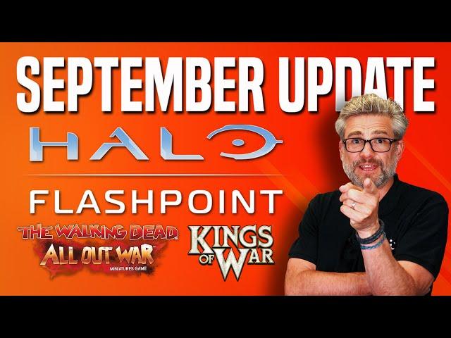 Halo: Flashpoint, Kings of War, The Walking Dead - Ronnie's September Update - Mantic Games