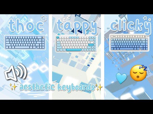 (roblox tower asmr ) BUT I CAN ONLY USE BLUE KEYBOARDS 