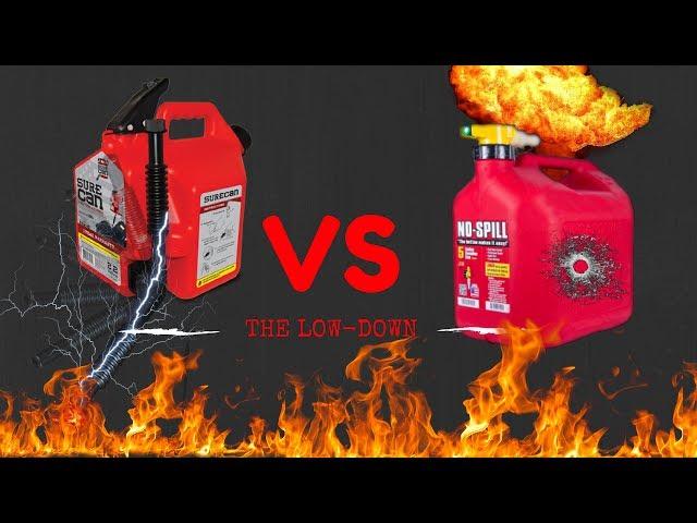 SURECAN VS NO-SPILL, Which Gas Can Do You Choose? Just my opinion