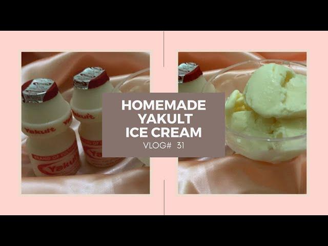 Homemade Yakult Ice Cream | Cavina Arenz