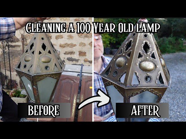 "From Dust to Dazzle: Transforming an Antique Lamp"