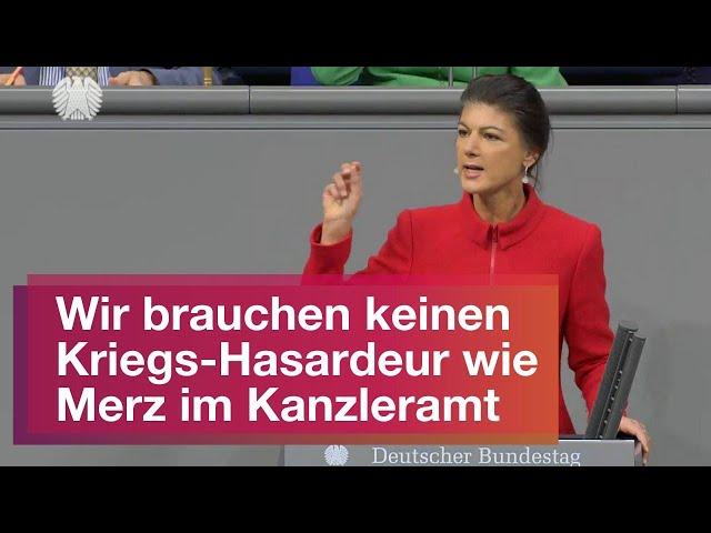 Wir brauchen keinen Kriegs-Hasardeur wie Merz im Kanzleramt