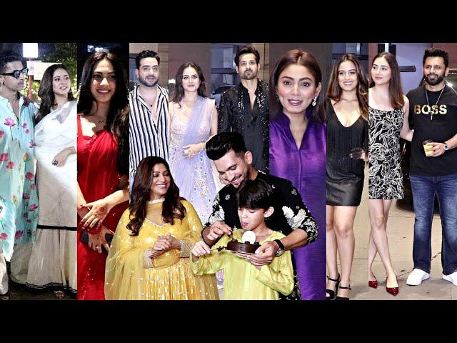 Arjun Bijlani Birthday Cum Diwali Party 2024 | Aly Goni, Reem Sheikh, Rahul Vaidya, Puja Banerjee