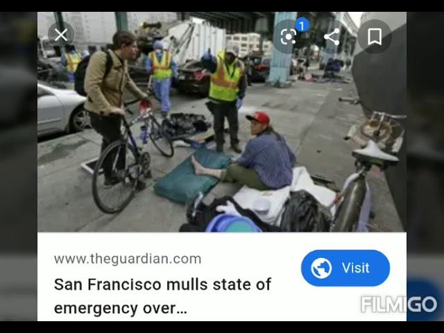 Third World Country? No, it's CALIFORNIA!  DEMS ARE DESTROYING OUR COUNTRY ONE STATE AT A TIME