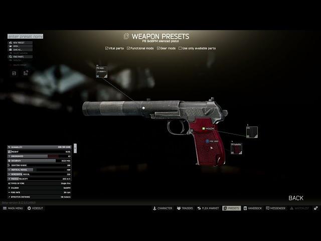 Advocating for Sidearms in Tarkov (Abridged)
