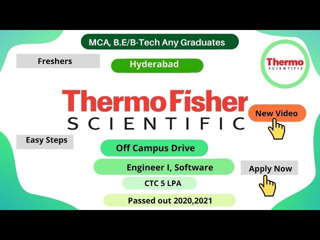 Thermofisher RECRUITMENT 2021 |  Engineer I, Software  #jobsandoffcampusdrive #studentscircles