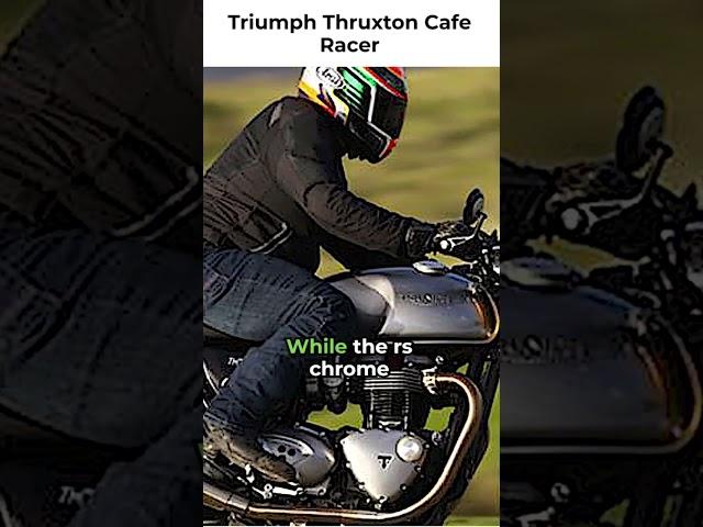 Triumph Thruxton Cafe Racer  ️ | Motorpedia | #biker #shorts #motorcyclelife