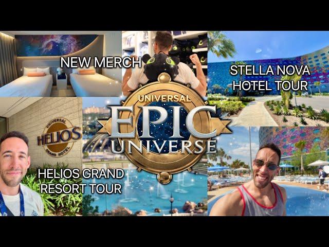 Epic Universe: INSIDE LOOK at the NEW Helios Grand Resort | Stella Nova Tour | New Merch