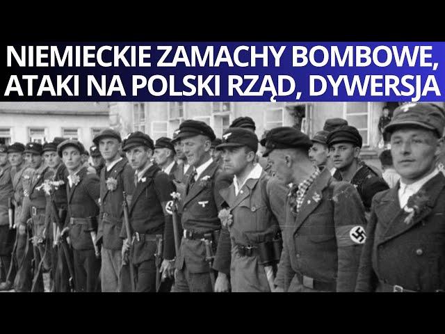 Niemiecki sabotaż w Polsce przed 1 września 1939 roku