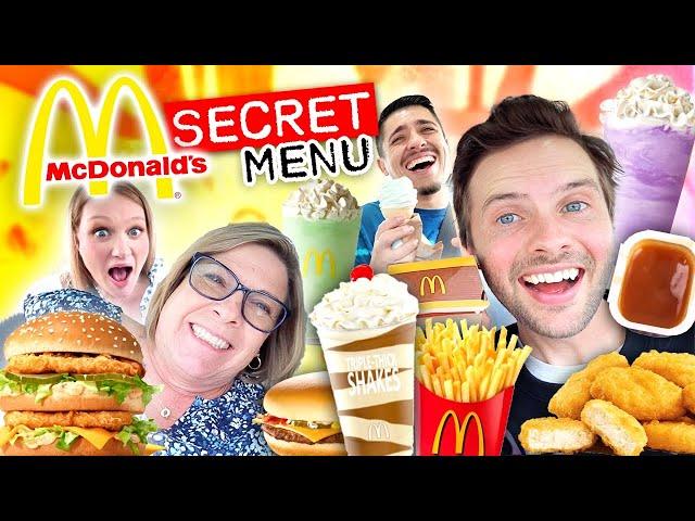 Tasting VIRAL MCDONALDS Secret Menu!!!