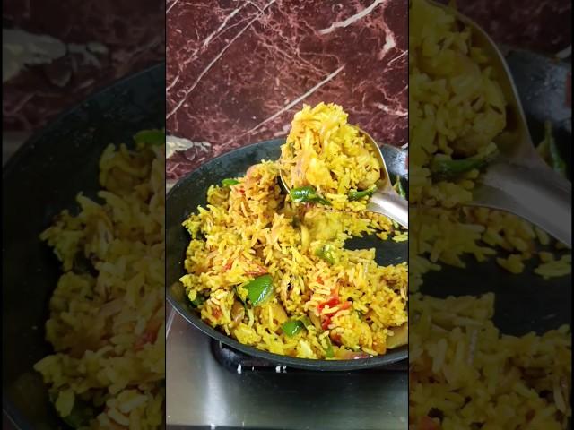 Easy yummyvegetarian& vegan Meals #food#shorts#ricerecipe