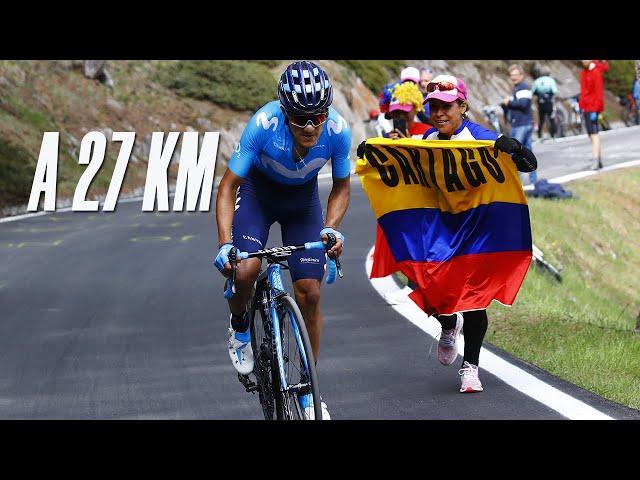 El brutal ataque de RICHARD CARAPAZ que le dio el GIRO DE ITALIA y reventó a PRIMOZ ROGLIC.