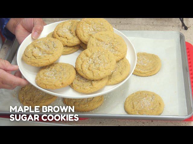 Maple Brown Sugar Cookies | Soft and Chewy Cookie Recipe