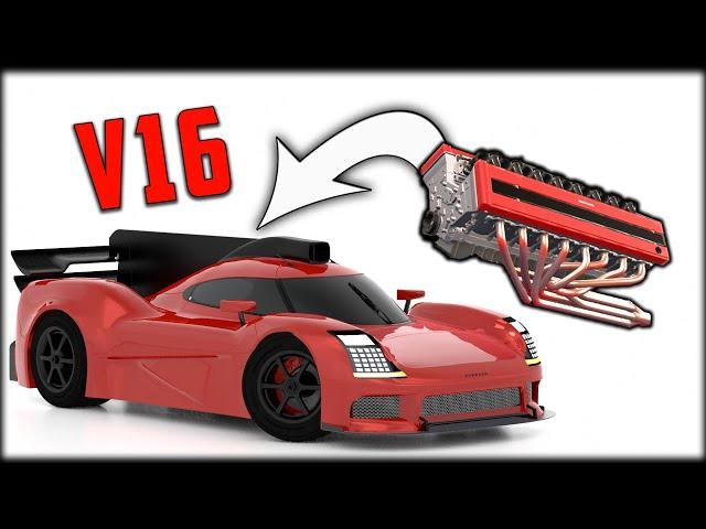 I Built The Craziest V16 Hypercar... Automation - BeamNG